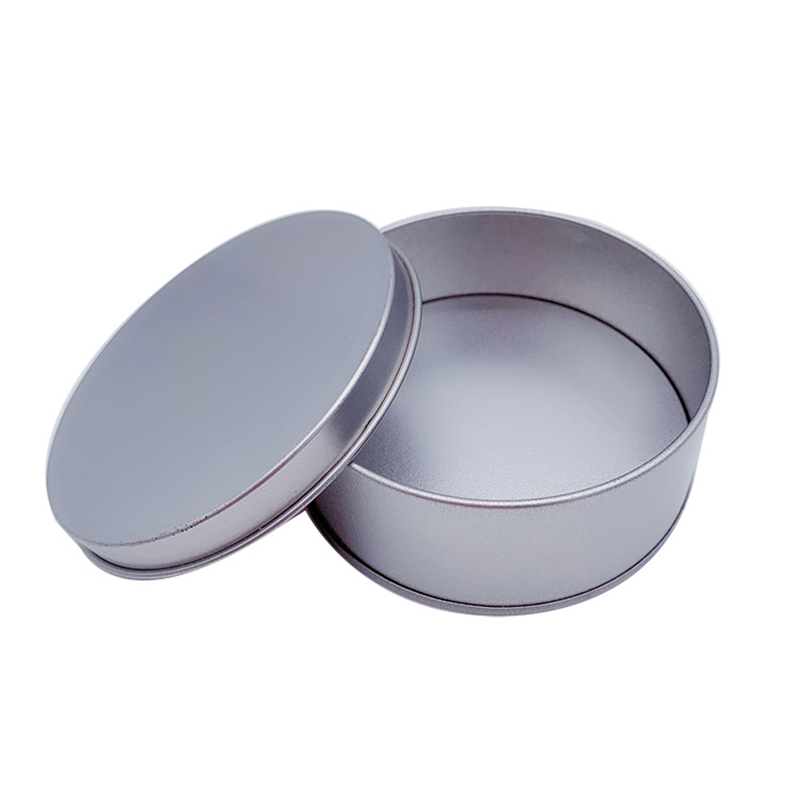 Produttore Custom Round Tinplate Regalous Box, (90mm * 35mm) Candy/Coffee Bean/Candle Jar