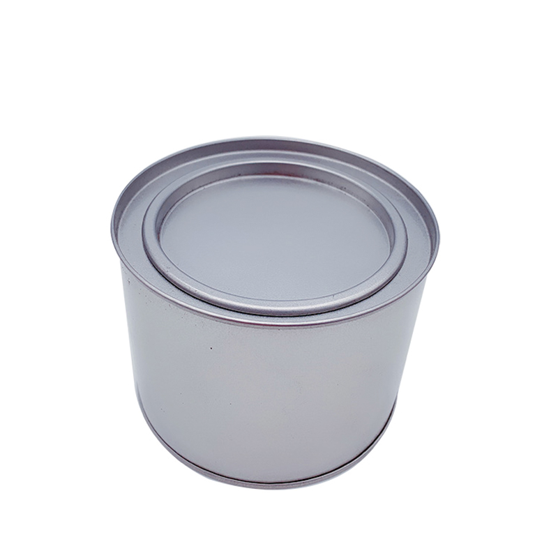 Fabbrica rotonda su misura scatola di latta di protezione dell\'ambiente commestibile barattolo di latta con coperchio tappo (100MM * 75MM)