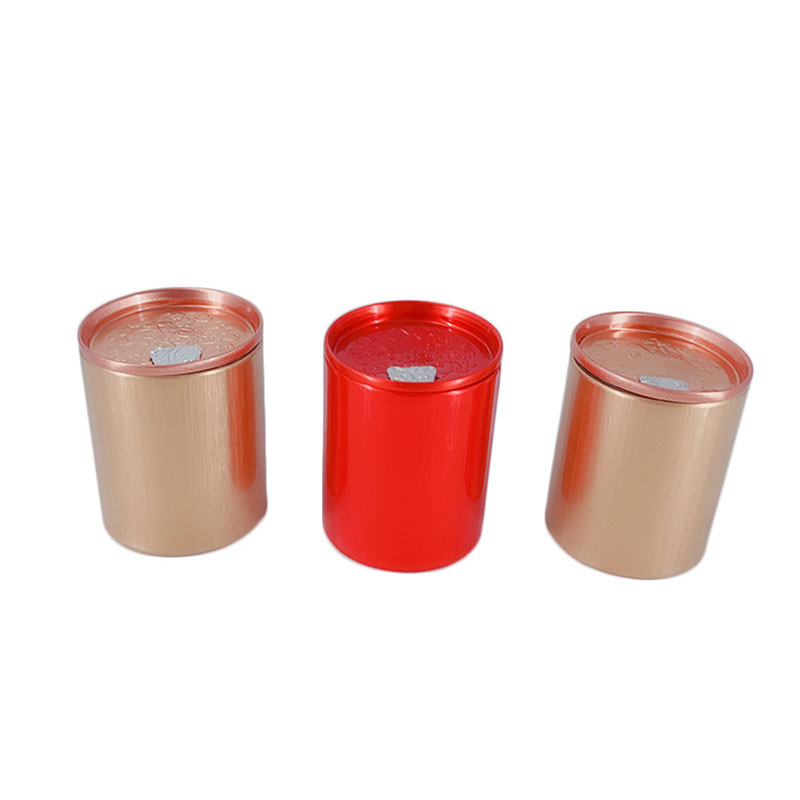 Scatola di imballaggio in metallo caramella facile da trasportare il tè può 45 * 60mm